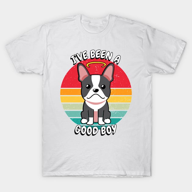 Cute frenchie dog is a good boy T-Shirt by Pet Station